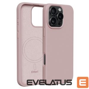 Tagakaaned etteri  Etteri Silicone Mag case for iPhone 16 Pro 6,3" light pink 