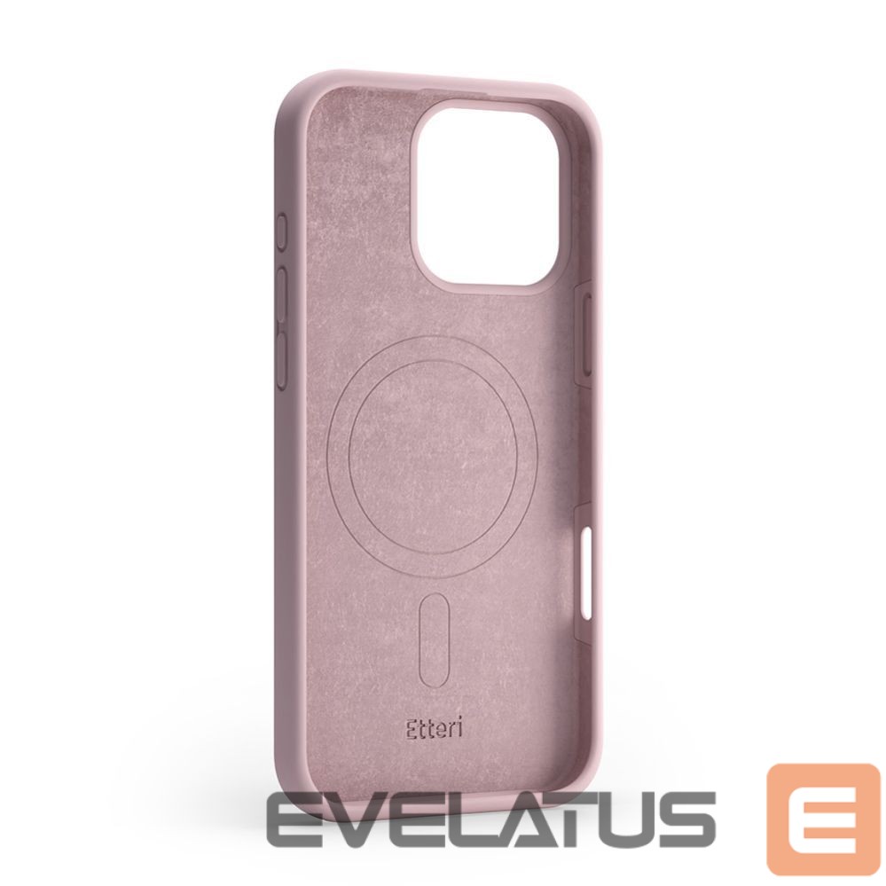 Tagakaaned etteri Etteri Silicone Mag case for iPhone 16 Pro 6,3" light pink