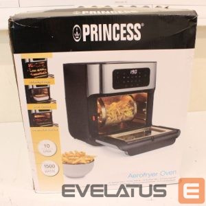 Lauagrillid Princess  SALE OUT.  01.182065.01.001 Aerofryer Oven, Black/Stainless Steel |  Aerofryer Oven | 182065 | Power 1500 W | Capacity 10 L | Black/Stainless Steel | DAMAGED PACKAGING |  | Aerofryer Oven | 182065 | Power 1500 W | Capacity 10 L | Black/Stainless Steel | DAMAGED PACKAGING 