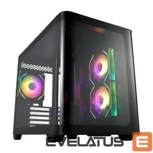 Arvuti korpus FSP  Case | S380 | Black | Mid Tower | Power supply included No 
