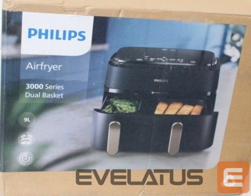 Lauagrillid Philips SALE OUT. NA352/00 Airfryer, 2750 W, Pan volume 9 L, Charcoal Grey/Copper | Airfryer | NA352/00 | Power 2750 W | Capacity 9 L | Rapid Air technology | Charcoal Grey/Copper | DAMAGED PACKAGING | 23 month(s)