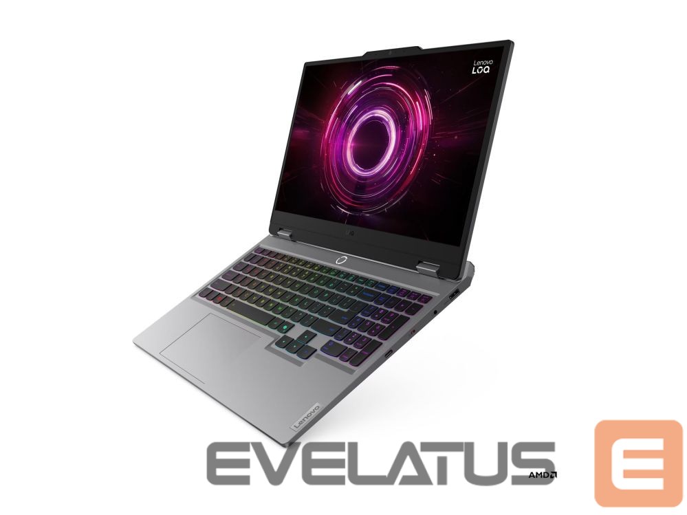 Sülearvuti Lenovo LOQ 15AHP10 15.6 FHD AMD R7 250/16GB/512GB/NVIDIA GF RTX 5060 8GB/WIN11 Home/ENG Backlit kbd/Luna Grey/2Y Warranty | LOQ 15AHP10 | Luna Grey | 15.6 " | IPS | FHD | 1920 x 1080 pixels | 144 Hz | Anti-glare | AMD Ryzen 7 | 250 | 16 GB | SODIMM DDR5 | NVIDIA GeForce RTX 5060 | GDDR7 | 8 GB | Windows 11 Home | 802.11ax | Bluetooth version 5.3 | Keyboard language US international | Keyboard backlit | Warranty 24 month(s) | Battery warranty 12 month(s)