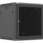 Muud kaubad Lanberg  Wall mounted installation cabinet 19"12U 600X600, Black perforated door (Flat pack) | 
