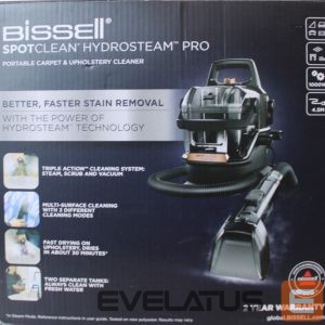Tolmuimeja Bissell  SALE OUT.  SpotClean HydroSteam Pro |  Portable Carpet and Upholstery Cleaner | SpotClean HydroSteam Pro | Corded operating | Washing function | 1000 W | Black | 24 month(s) | DAMAGED PACKAGING, USED AND SCRATCHED 