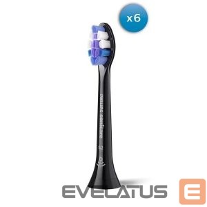 Hambahari Philips  HX6056/88 Sonicare Sensitive | Replacement brush heads | Heads | For adults | Number of brush heads included 6 | Black 