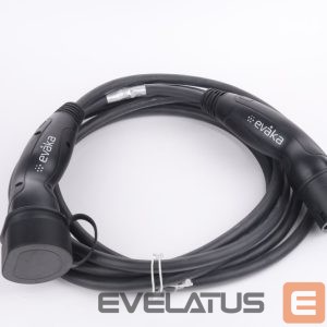 Elektrisõidukite lisavarustus EVAKA  EV Charging Cable Type 2-Type 2, 22 kW, 32 A, 5 x 6 mm2, 1 x 0.5 mm2, 5 m | ITGAM3871 | Black 