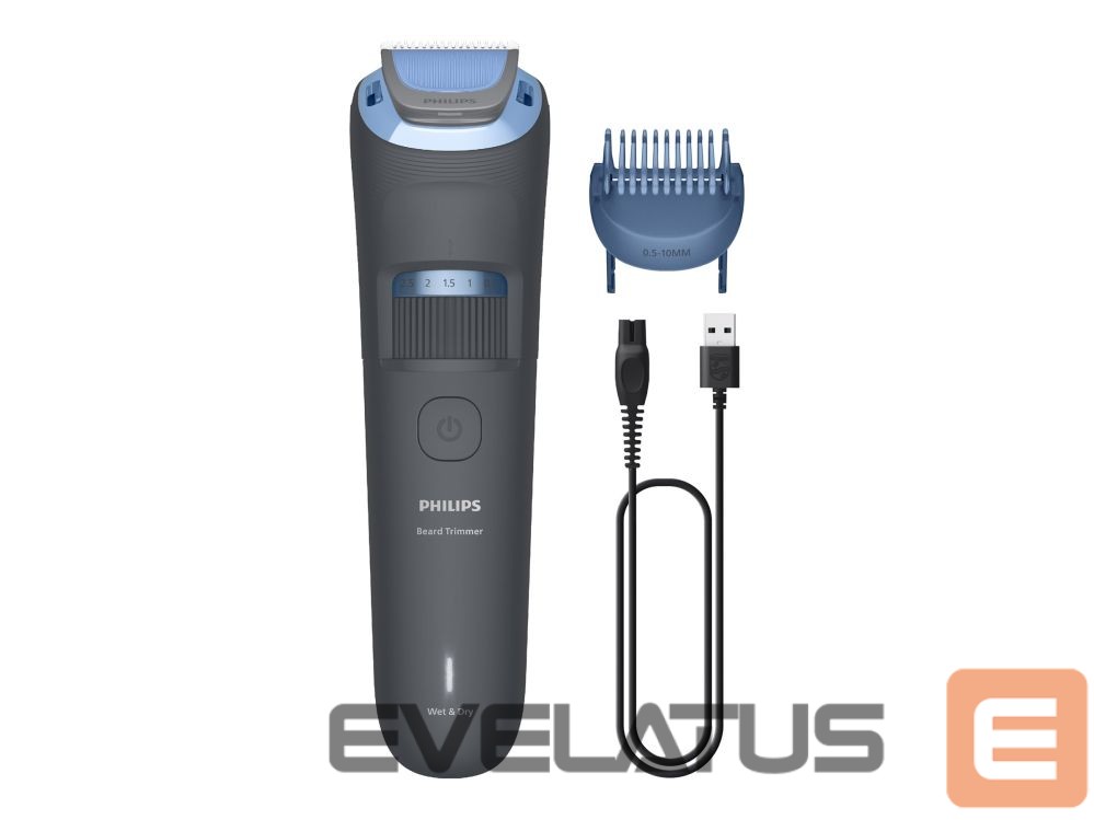 Juukselõikur Philips Trimmer | BT3617/15 Series 3000 | Cordless | Wet & Dry | Number of length steps 20 | Dark Grey