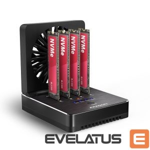 Muu arvutitarvik Axagon  ADSA-M2C44 USB4 docking station for 4x M.2 NVMe SSDs with disk cloning function without a PC 
