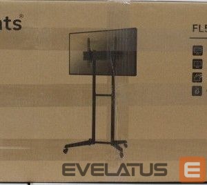 Teleri kinnitus NEOMOUNTS  SALE OUT.  FL50-540BL1 TV trolley - 37-70" - max 50 kg - manual h 128,5-145 cm - VESA 100x100-600x400 - black |  Floor stand | FL50-540BL1 TV trolley | Adjustable Height, Tilt | 37-70 " | Maximum weight (capacity) 50 kg | UNPACKED 