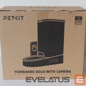 Kariloomade jaoks PETKIT  SALE OUT.  P571 (D4H) YumShare Solo Feeder with camera |  Feeder with Camera | P571 YumShare Solo | Capacity 3 L | White | USED, SCRATCHED ON BOWL, DIRTY | 24 month(s) 