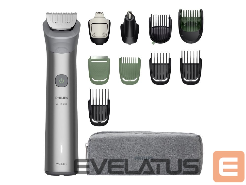 Juukselõikur Philips Trimmer | MG5941/15 Series 5000 All-in-One | Cordless | Wet & Dry | Number of length steps 13 | Light Grey