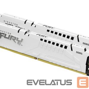 Operatiivmälu DDR4 Kingston  KF560C30BWEK2-32 32GB 6000MT/s DDR5 CL30 DIMM (Kit of 2) FURY Beast White EXPO | 