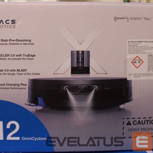 Tolmuimeja Ecovacs  SALE OUT.  DEEBOT X12 OmniCyclone Vacuum cleaner, Robot, Wet&Dry, TruEdge 3.0, AIVI 3D 3.0, Brown |  Robot Vacuum Cleaner | DEEBOT X12 OmniCyclone | Wet&Dry | Li-Ion | 4000 mAh | Dust capacity 0.25 L | 22000 Pa | Brown | SCRATCHED ITEM, DEMO 