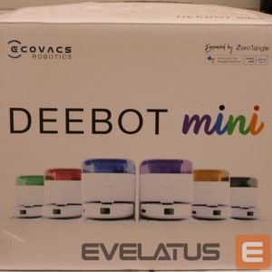 Tolmuimeja Ecovacs  SALE OUT.  DEEBOT mini Vacuum cleaner, Robot, Wet&Dry, ZeroTangle Technology, Agile Navigation, White/Blue + Auto-empty station |  Robotic Vacuum Cleaner | DEEBOT mini BLUE | Wet&Dry | Li-ion | 3200 mAh | Dust capacity 1.8 L | 8000 Pa | White/Blue | SCRATCHED ITEM, DAMAGED CHARGING STATION BODY 