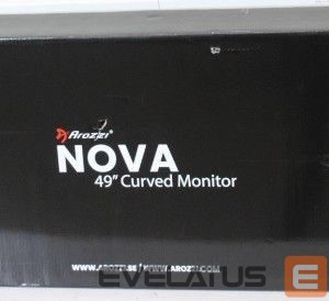 Monitorid AROZZI  SALE OUT.  Nova 49" VA, 165Hz - White |  Nova | 49 " | VA | 32:9 | 165 Hz | 4 ms | 5120 x 1440 pixels | 350 cd/m² | HDMI ports quantity 2 | White | Warranty 24 month(s) | DAMAGED PACKAGING, USED, SCRATCHED BODY AND AC-ADAPTER 