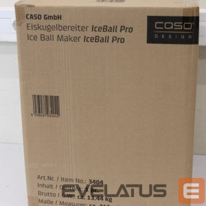 Muud väikesed kodumasinad Caso  SALE OUT.  Ice Ball Maker | IceBall Pro | Power 130 W | Capacity 1.3 L | Matt Black | USED, DIRTY 