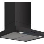 Integreeritav õhupuhasti Bosch  DWB65CC60 Wall-mounted Extractor Hood, B, Width 60 cm, Max extraction power in intensive mode 594 m3/h, Matte Black | 