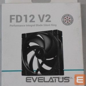Jahutid Deepcool  SALE OUT.  cooling fan R-FD12V2-BKNPN1-G |  Cooling Fan | FD12 V2 | Black | DAMAGED PACKAGING 