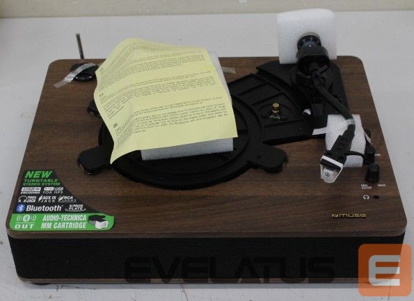 Arvutikõlarid Muse SALE OUT. MT-107 BTO Turntable Stereo System, Black/Brown | Turntable Stereo System with Bluetooth Out | MT-107 BTO | Warranty 24 month(s) | 2x5 W | Bluetooth | Black/Brown | DAMAGED PACKAGING AND ITEM BODY
