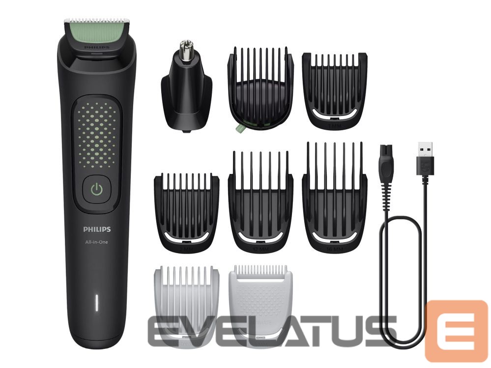 Juukselõikur Philips Hair trimmer | MG3946/15 Series 3000 | Cordless | Number of length steps 12 | Black