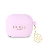 Korpus kõrvaklappidele Guess Apple Airpods 3 Charms Silicone Case Purple