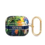 Korpus kõrvaklappidele Guess Apple Airpods 3 TPU Flower Print Case Blue