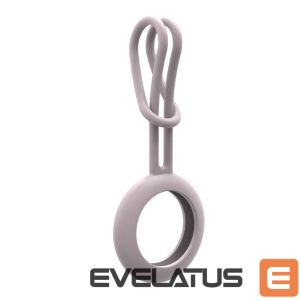 Nutika sildi tarvik iLike  AirTag Silicone Keychain Loop Case Pink