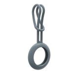 Nutika sildi tarvik iLike  AirTag Silicone Keychain Loop Case Grey Blue