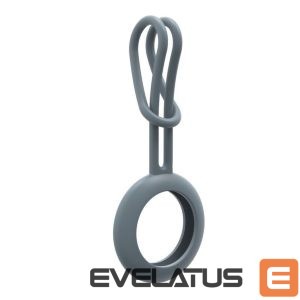 Nutika sildi tarvik iLike  AirTag Silicone Keychain Loop Case Grey Blue
