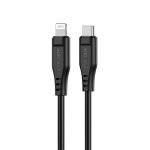 Kaabel Acefast Apple Lightning to Type-C 1.2m 30W 3A MFI Cable Black