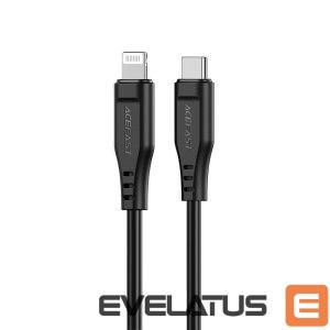 Kaabel Acefast Apple Lightning to Type-C 1.2m 30W 3A MFI Cable Black