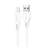 Kaabel Acefast Apple Lightning to USB 1.2m 2.4A MFI Cable White