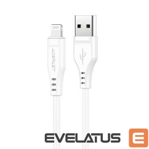 Kaabel Acefast Apple Lightning to USB 1.2m 2.4A MFI Cable White