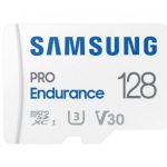 Mälukaardid Samsung  Pro Endurance MicroSD 128GB White