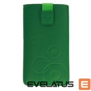 Universaal mobiiltasku iLike Universal Leather Pocket Case XL Green