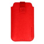 Universaal mobiiltasku iLike Universal Leather Pocket Case XS Red