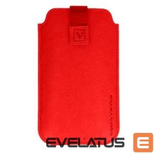 Universaal mobiiltasku iLike Universal Leather Pocket Case XS Red