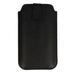 Universaal mobiiltasku iLike Universal Leather Pocket Case XL Black