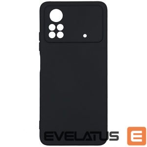 Tagakaaned Evelatus Xiaomi Poco X4 Pro 5G Premium Soft Touch Silicone Case Black