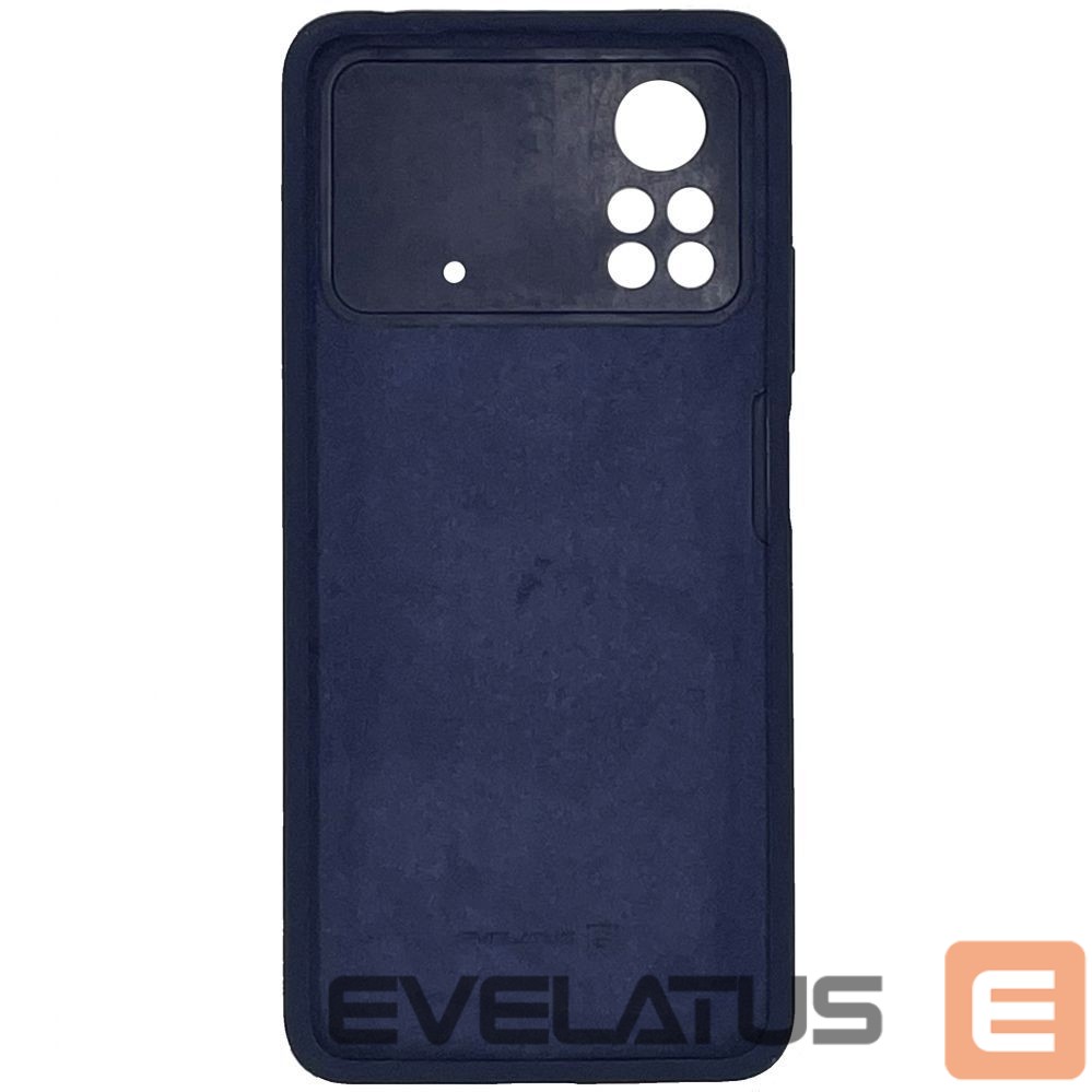 Tagakaaned Evelatus Xiaomi Poco X4 Pro 5G Premium Soft Touch Silicone Case Blue