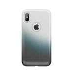 Tagakaaned iLike Apple iPhone X / iPhone XS Gradient Glitter 3in1 case Smoked