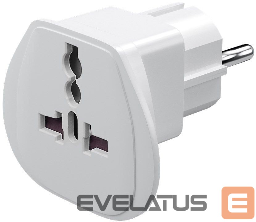 Muu arvutitarvik Goobay Travel adapter, (UK, US, IT, CH, to EU), 94026.