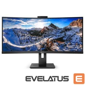 Monitorid Philips  Curved UltraWide 346P1CRH 34  ", VA, WQHD, 3440 x 1440, 21:9, 4 ms, 500 cd/m², Black 