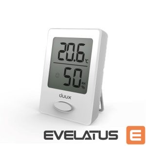 Muud väikesed kodumasinad Duux  Sense Hygrometer + Thermometer, White, LCD display 