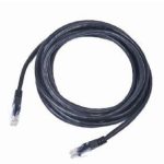 Võrgulülitid Gembird  PATCH CABLE CAT5E UTP 1M/BLACK PP12-1M/BK 