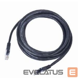 Võrgulülitid Gembird  PATCH CABLE CAT5E UTP 1M/BLACK PP12-1M/BK 