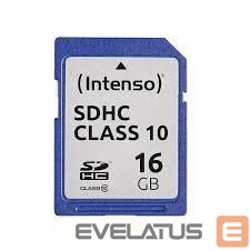 Muu arvutitarvik Intenso  MEMORY SDHC 16GB C10/3411470 