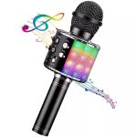 Mikrofon iWear  M85 Karaoke Kids & Adult Fun Effect Microphone with Speakers & Recod Micro SD USB Bluetooth 