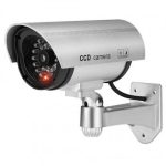 Videokaamera iWear  IR1 CCTV IR Outdoor Home Security Duymmy Fake Camera with flashing red light 2x AA battery Sil 