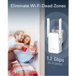 Ruuterid Cudy  RE1200 MeshFlex AC1200 WiFi Mesh Repeater Dual Band AP Mode WPS Signal Light Cudy App White 